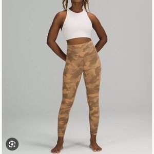 Lululemon Align Camo Tan Leggings